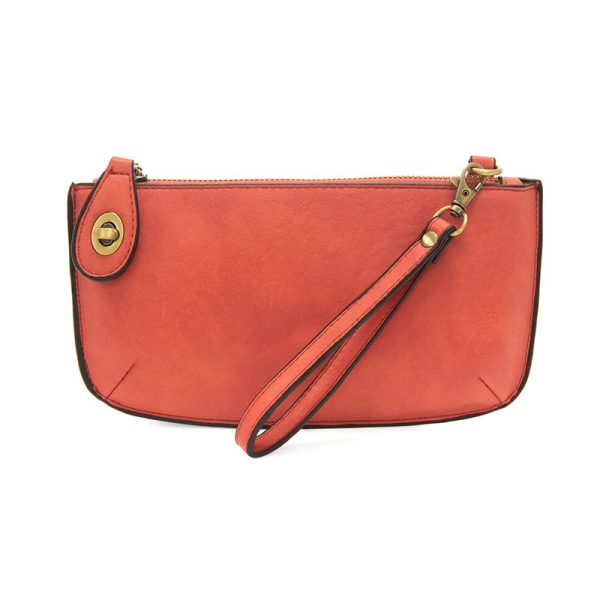 Joy Susan Vegan Leather Mini Crossbody Wristlet Clutch - Multiple Colors