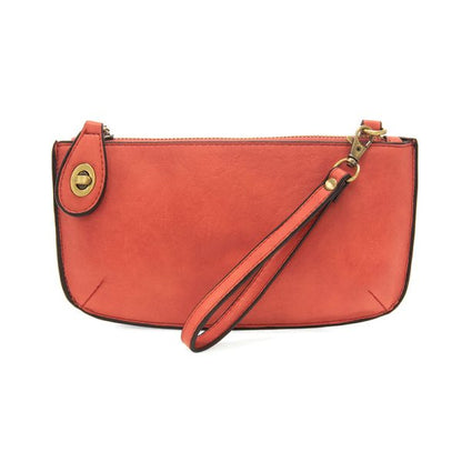 Joy Susan Vegan Leather Mini Crossbody Wristlet Clutch - Multiple Colors