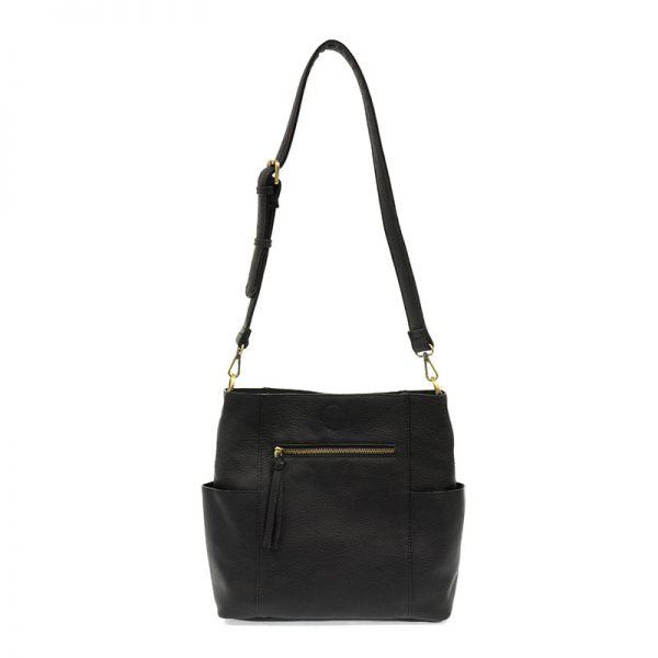 Joy Susan Vegan Leather Kayleigh Side Pocket Bucket Bag  - Multiple Colors