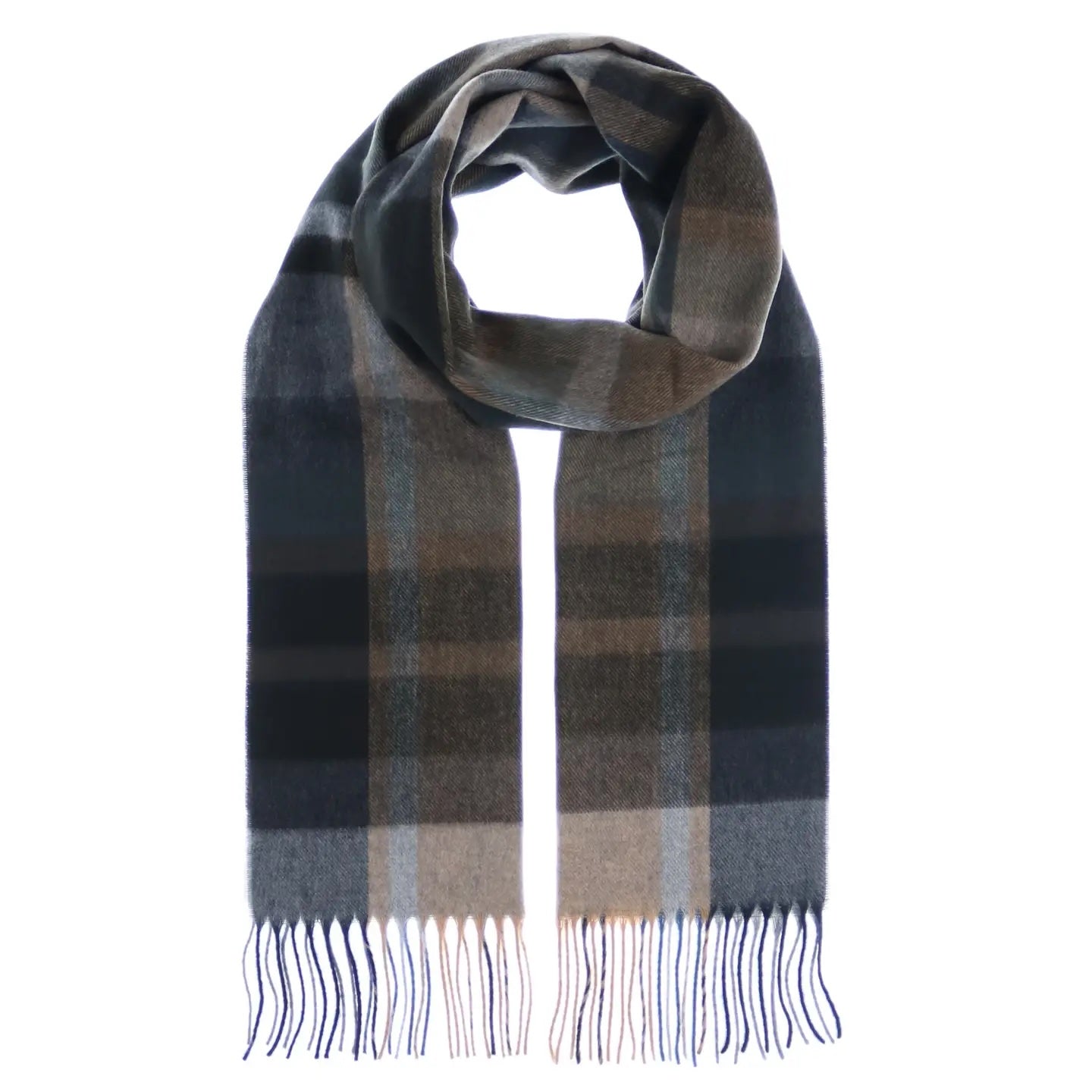 Fraas Men's Large Plaid Scarf - Multiple Colors