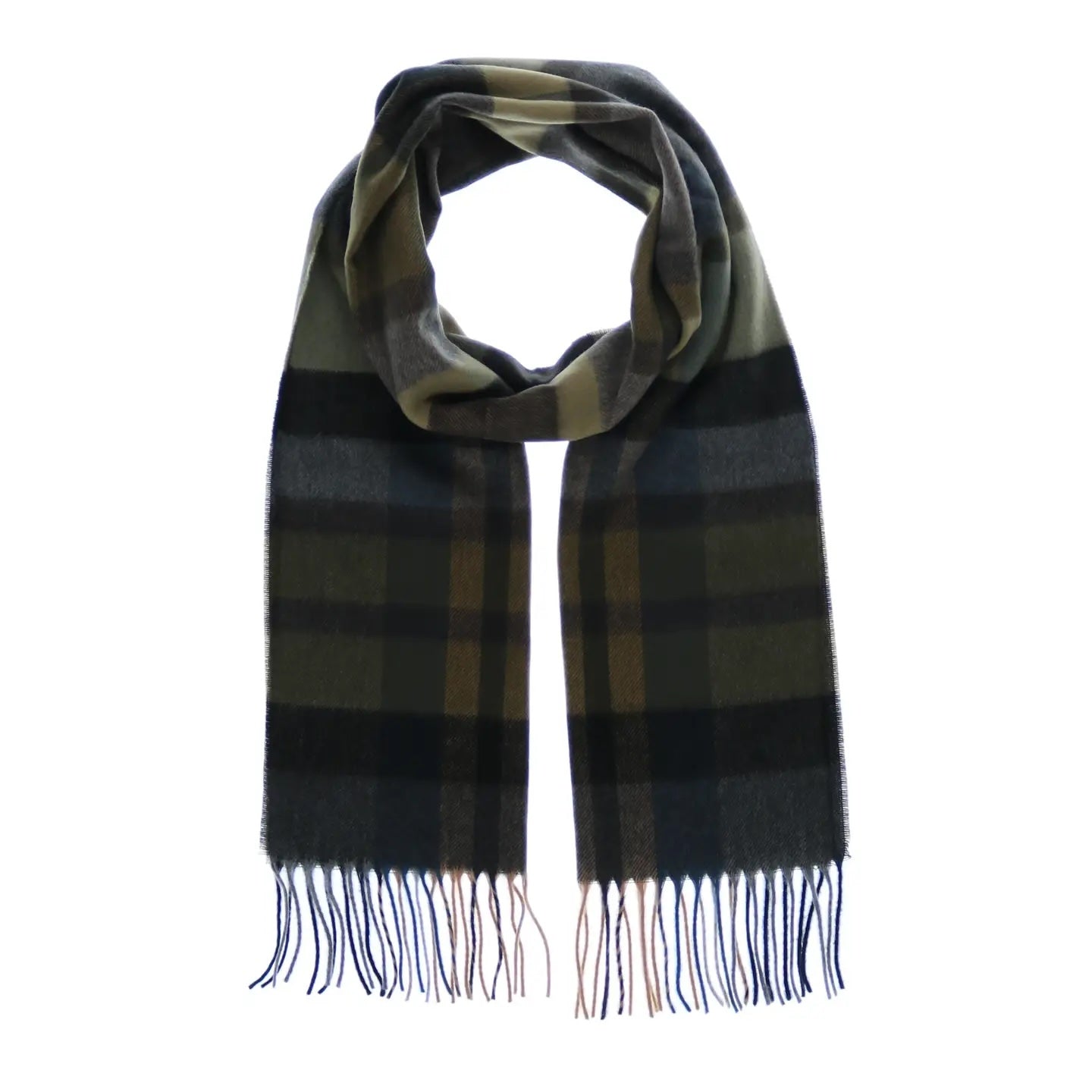 Fraas Men's Large Plaid Scarf - Multiple Colors