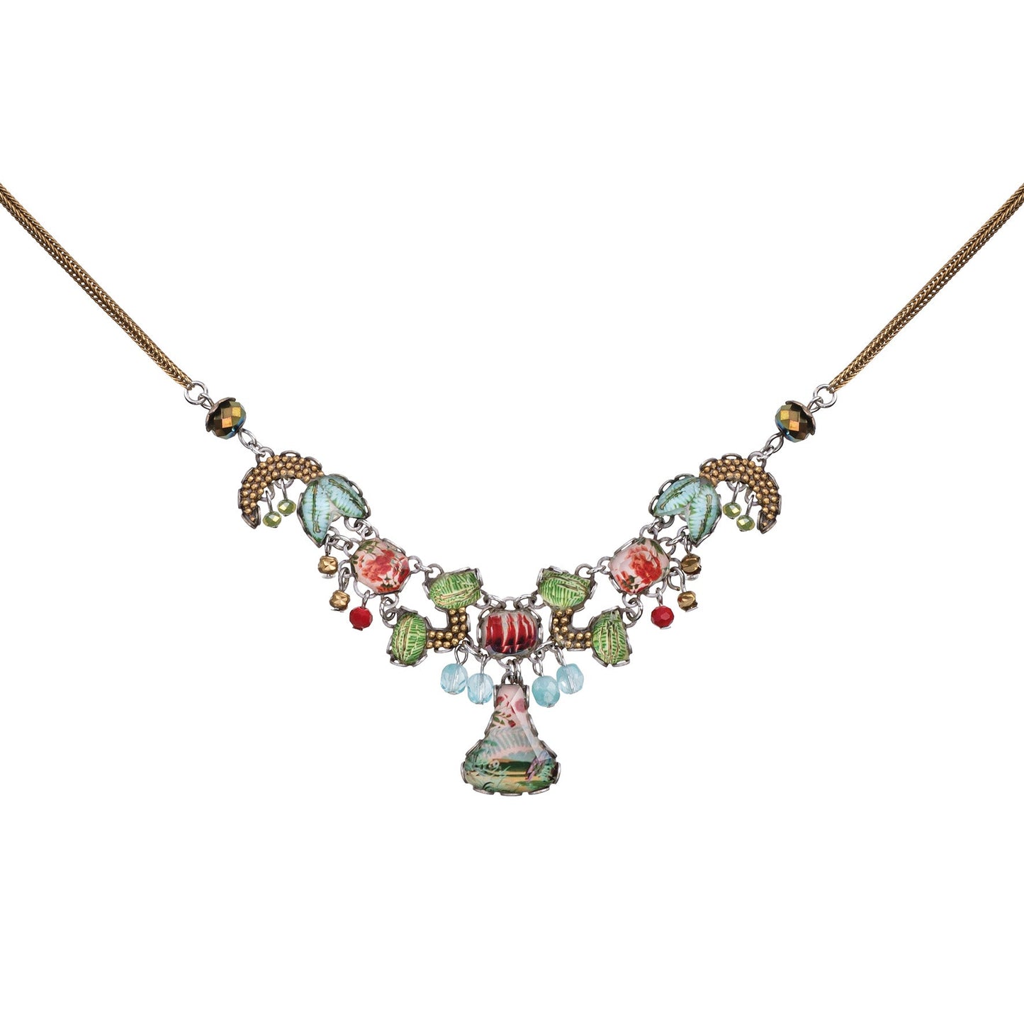 Ayala Bar Miarigold Flower Garden Necklace