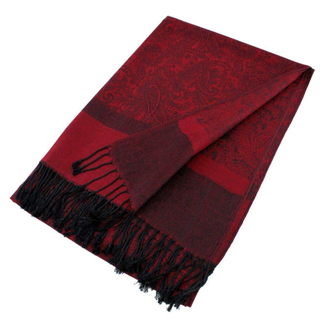 JTC Paisley Pashmina Shawl Scarf - Multiple Colors