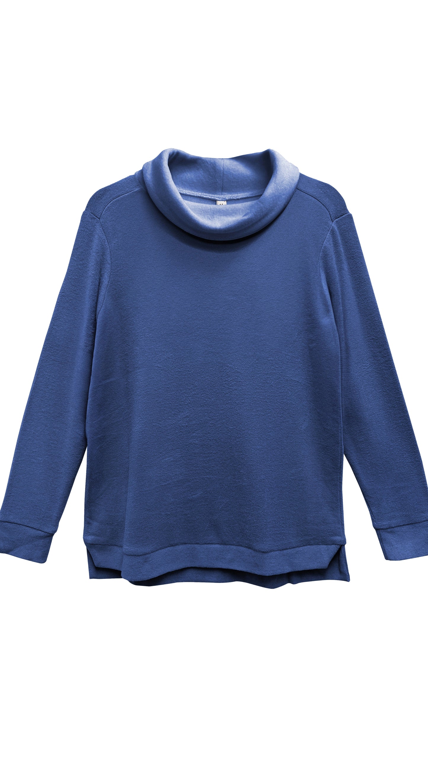 La Cera Fleece Cowl Top - Multiple Colors