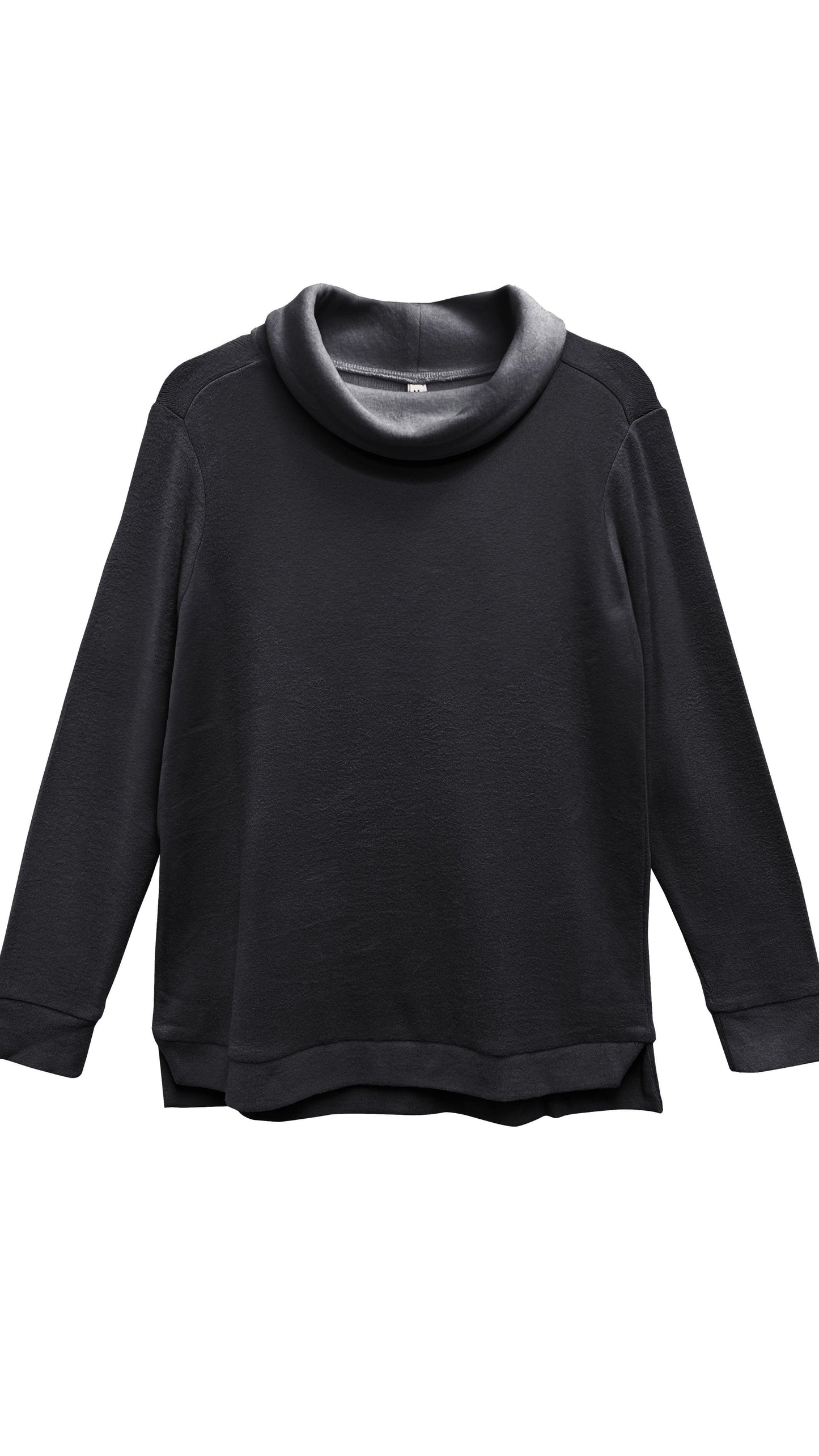 La Cera Fleece Cowl Top - Multiple Colors