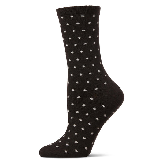 MeMoi Mini Dot Cashmere Crew Socks