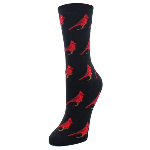 MeMoi Cardinal Bamboo Crew Socks