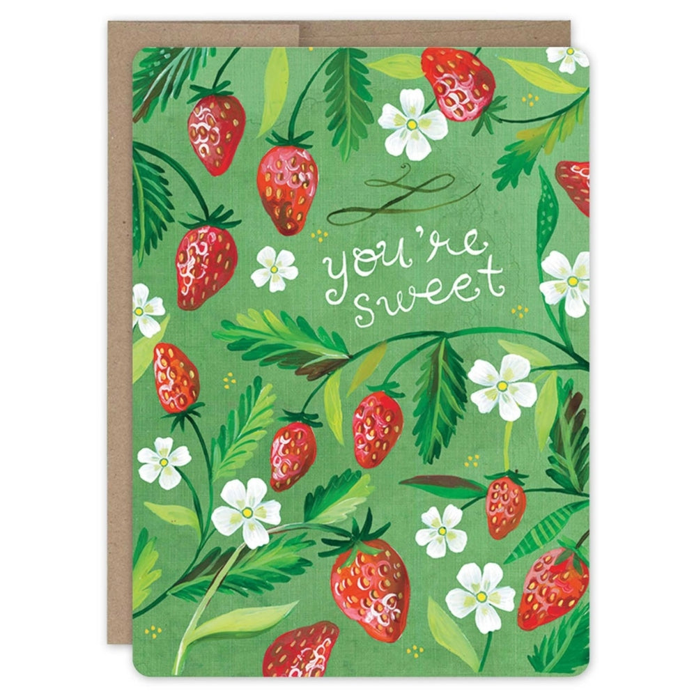 Strawberry Patch Birthday Card