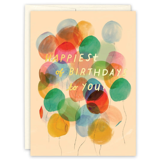 Balloons Birthday Card