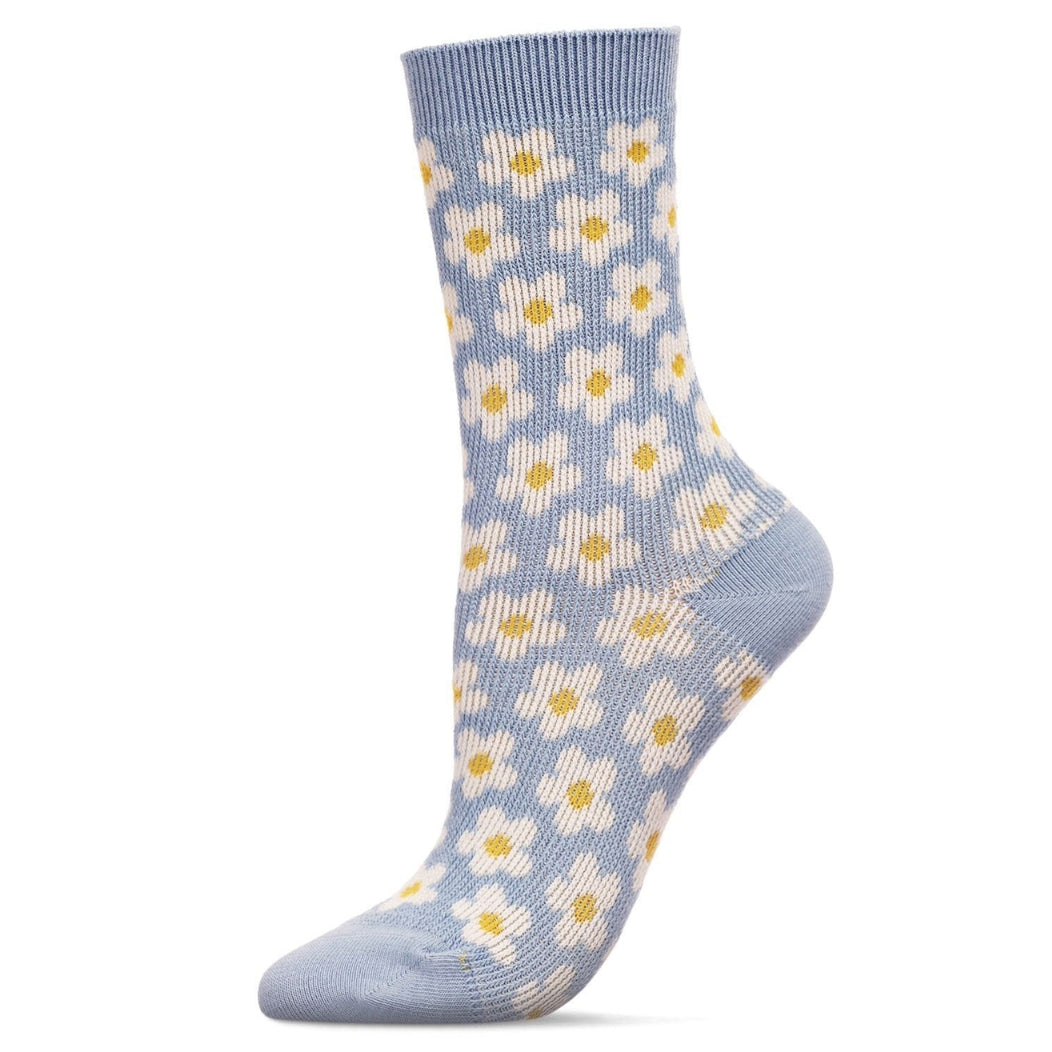 MeMoi Mod Sweet Daisy Crew Socks