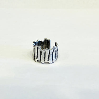 Volare Turkish Silver Adjustable Ring - #4BR81S