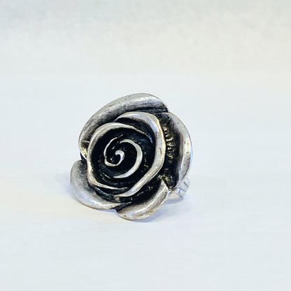 Volare Turkish Silver Adjustable Ring - #4551