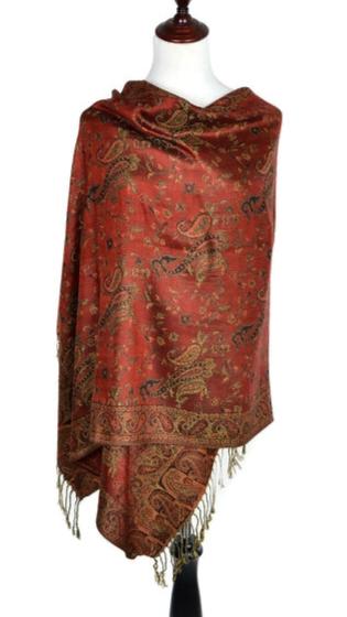 JTC Paisley Pashmina Shawl Scarf - Multiple Colors