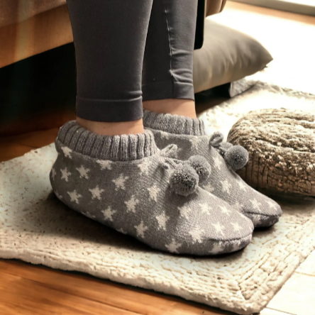 Jess & Lou Shining Stars Cozy Slippers - Multiple Colors