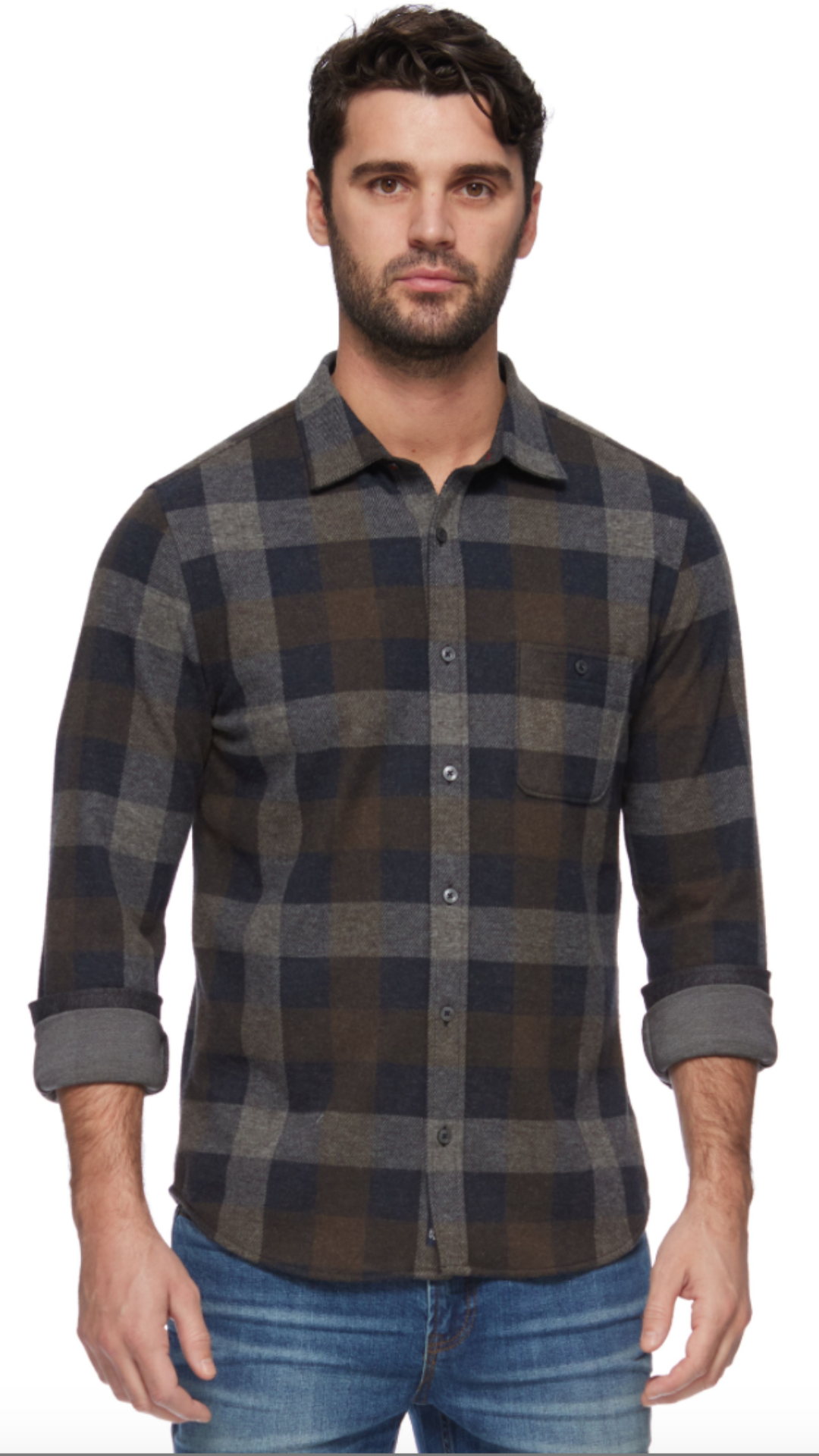 Flag & Anthem Gilmer Hero Knit Flannel Shirt