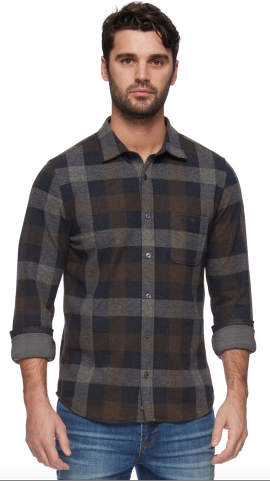 Flag & Anthem Gilmer Hero Knit Flannel Shirt