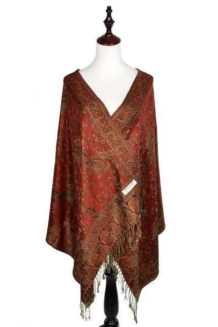 JTC Paisley Pashmina Shawl Scarf - Multiple Colors