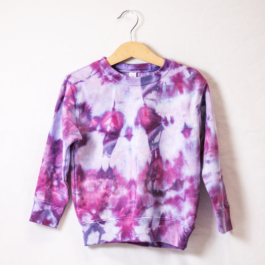 Wildest Kids Ice-Dyed Fleece Crewneck Sweatshirt - Multiple Colors