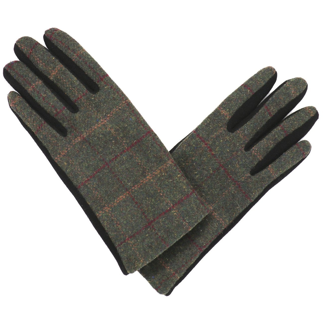 Alba Men's Touchscreen Tweed Gloves - Multiple Colors