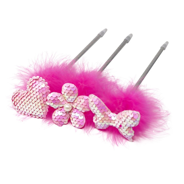 Pink Poppy Fluffy Sequin Pens - Multiple Colors