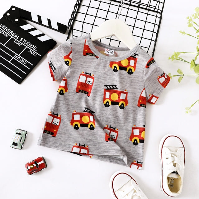 PatPat Vehicle Short Sleeve Tee