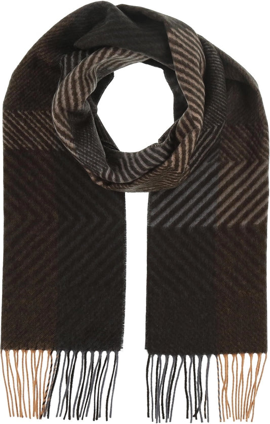 Fraas Men's Graphic Blocks Scarf