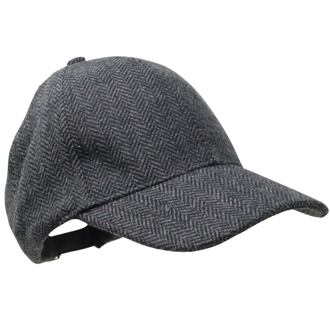 Alba Men's Herringbone Tweed Baseball Cap - Multiple Colors