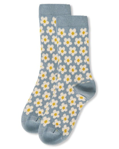 MeMoi Mod Sweet Daisy Crew Socks