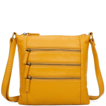 Ampere Creations Camile Three Zip Crossbody - Multiple Colors