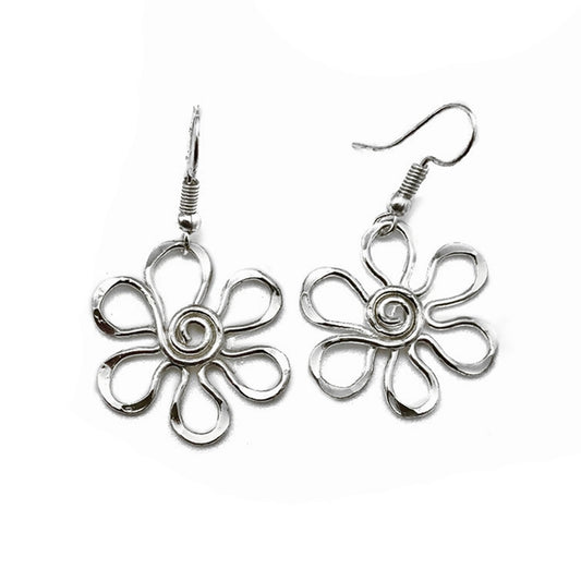 Anju Jewelry Silver Daisy Earrings