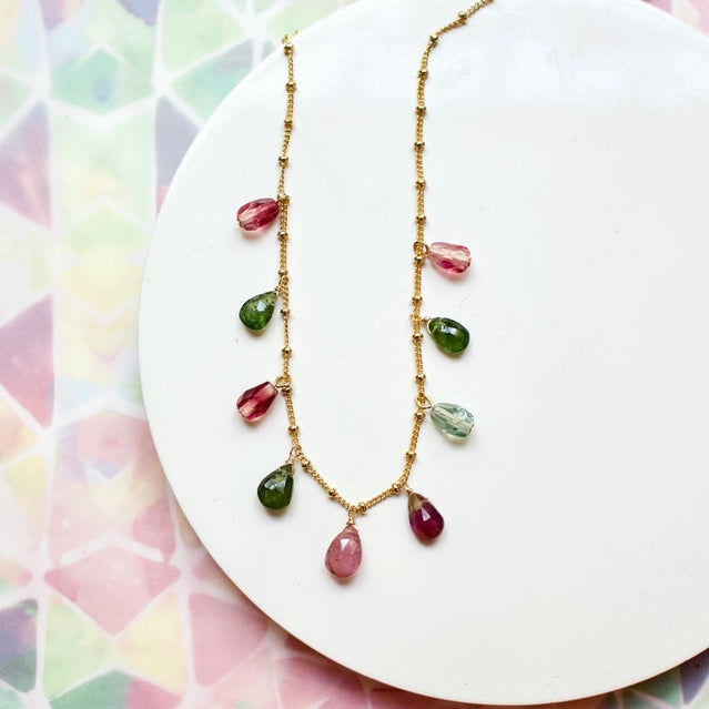 A.V. Max Mini Semi Precious Stone Necklace