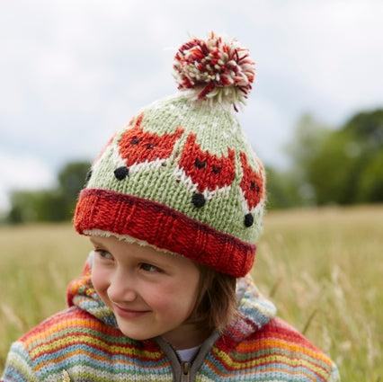 Pachamama Kid's Fox Bobble Beanie