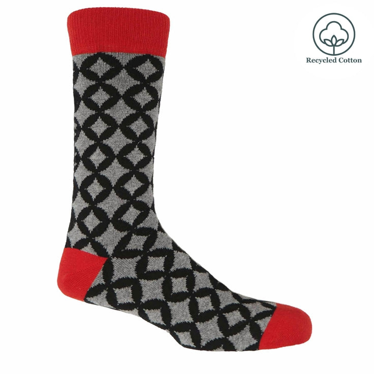 Peper Harow Men's Mosaic Recycled Socks