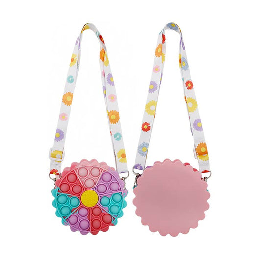 Multicolor Daisy Pop-It Bag