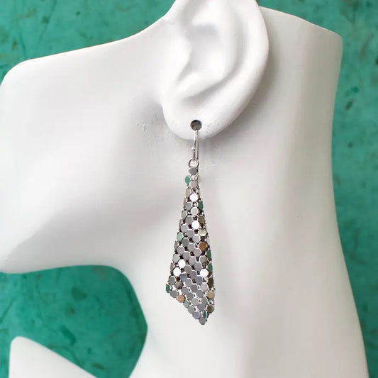 A.V. Max Disco Chainmail Earrings