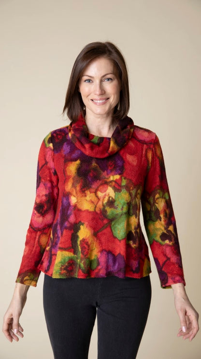 Habitat Abstract Floral Easy Cowl - Multiple Colors