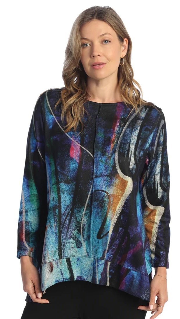 Jess & Jane Fleece Swing Top - Multiple Prints