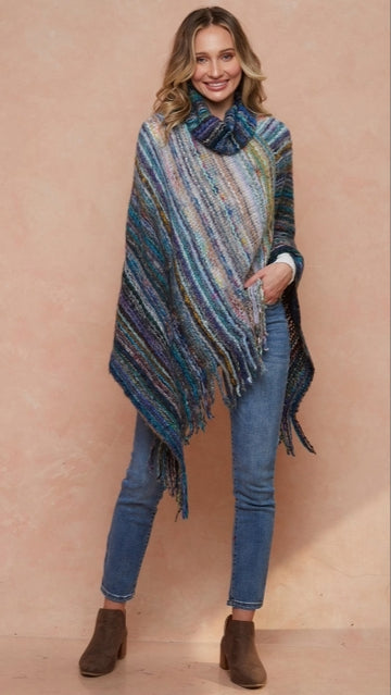 BNS Sweater Poncho - Multiple Colors