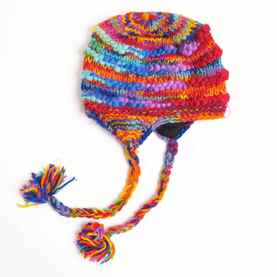 Windhorse Kids Recycled Silk/Wool Beanie - Multiple Colors