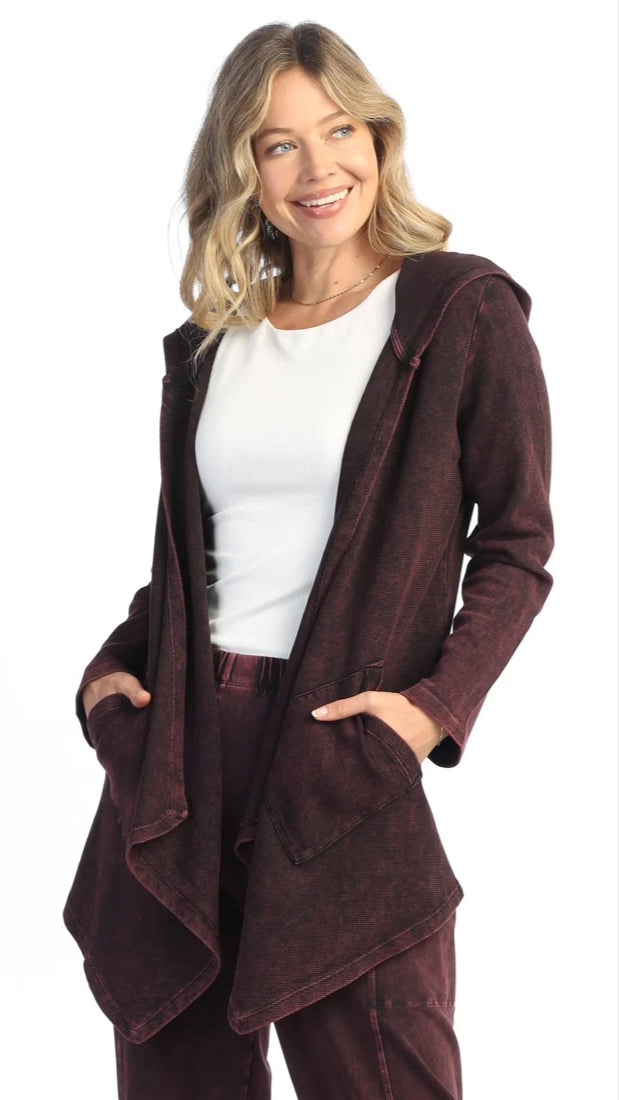 Jess & Jane Open Asymmetrical Jacket - Multiple Colors