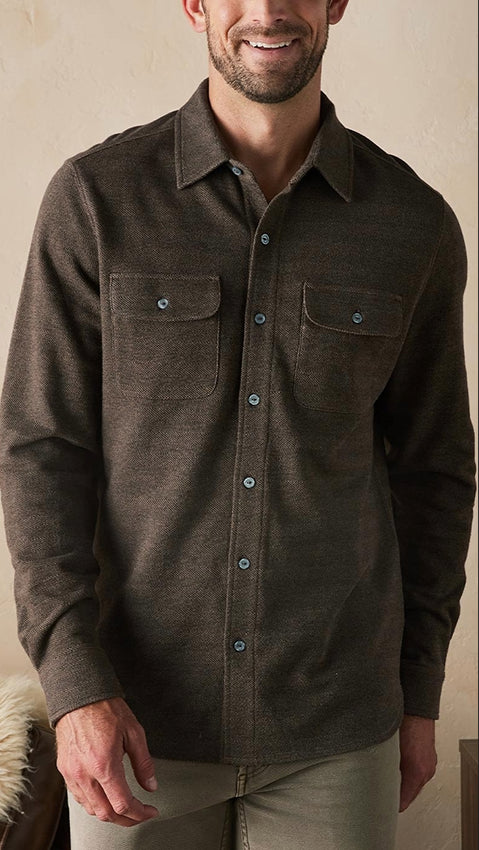 The Normal Brand Textured Knit Shirt - Multiple Colors