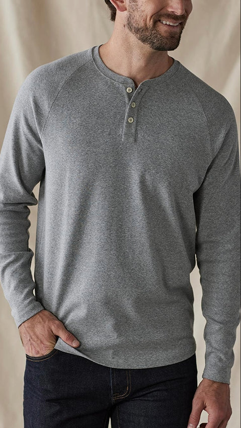 The Normal Brand Puremeso Everyday Henley Shirt - Multiple Colors