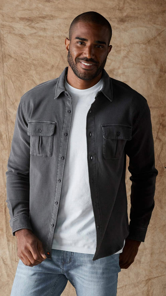 The Normal Brand Comfort Terry Shirt Jacket