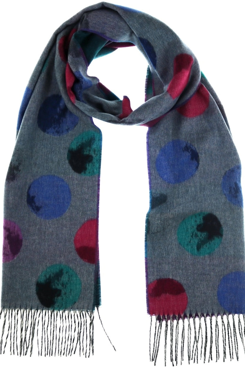 Fraas Watercolor Dot Scarf - Multiple Colors