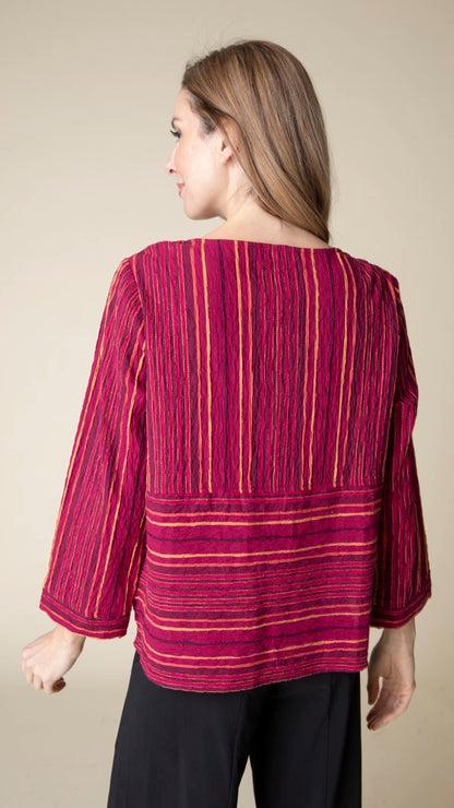 Habitat Change Your Stripes Pocket Pullover Top