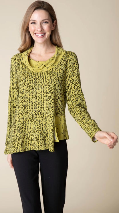 Habitat Core Travel Knit Mixed Cowl Top - Multiple Colors