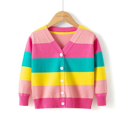 MyKids USA Rainbow Cardigan