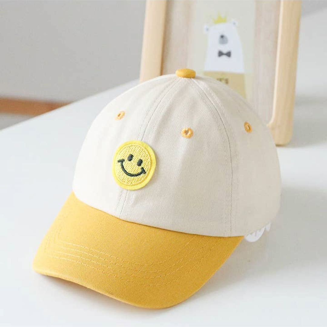 MyKids USA Smiley Embroidered Hat - Multiple Colors