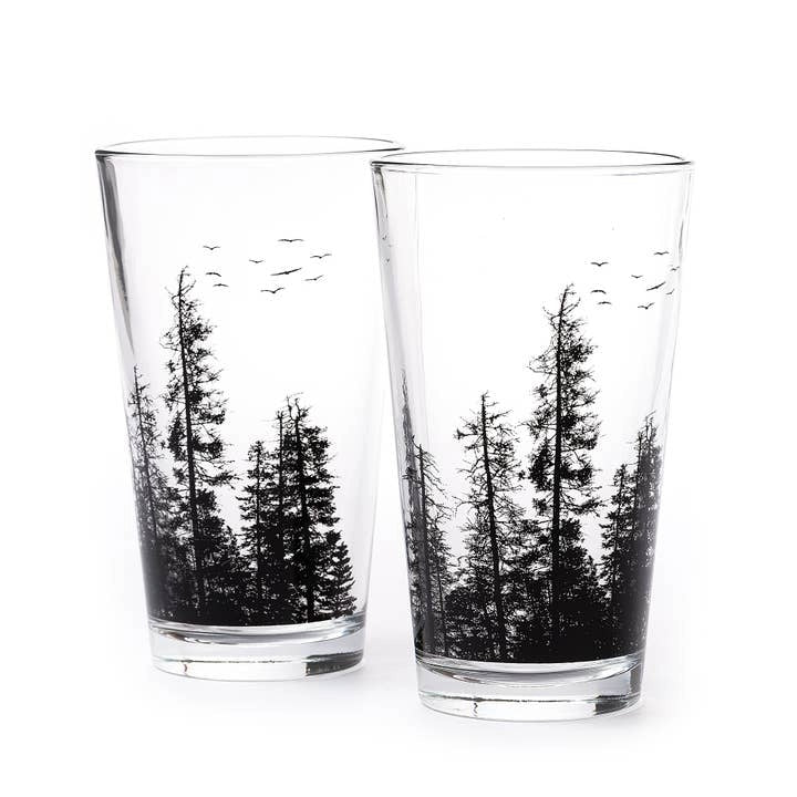 Black Lantern Pint Glass - Multiple Prints