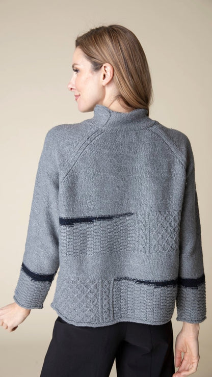 Habitat Harvest Tweed Mixed Cable Stitch Pullover - Multiple Colors